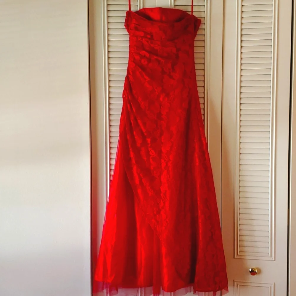 Formal Red Dress - Picture 2 of 6